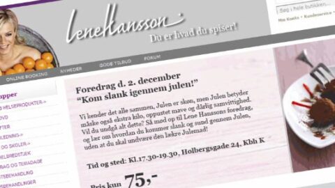 Foredrag om slank gennem julen hos Lene Hansson.