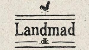 Landmad.dk logo med en hane