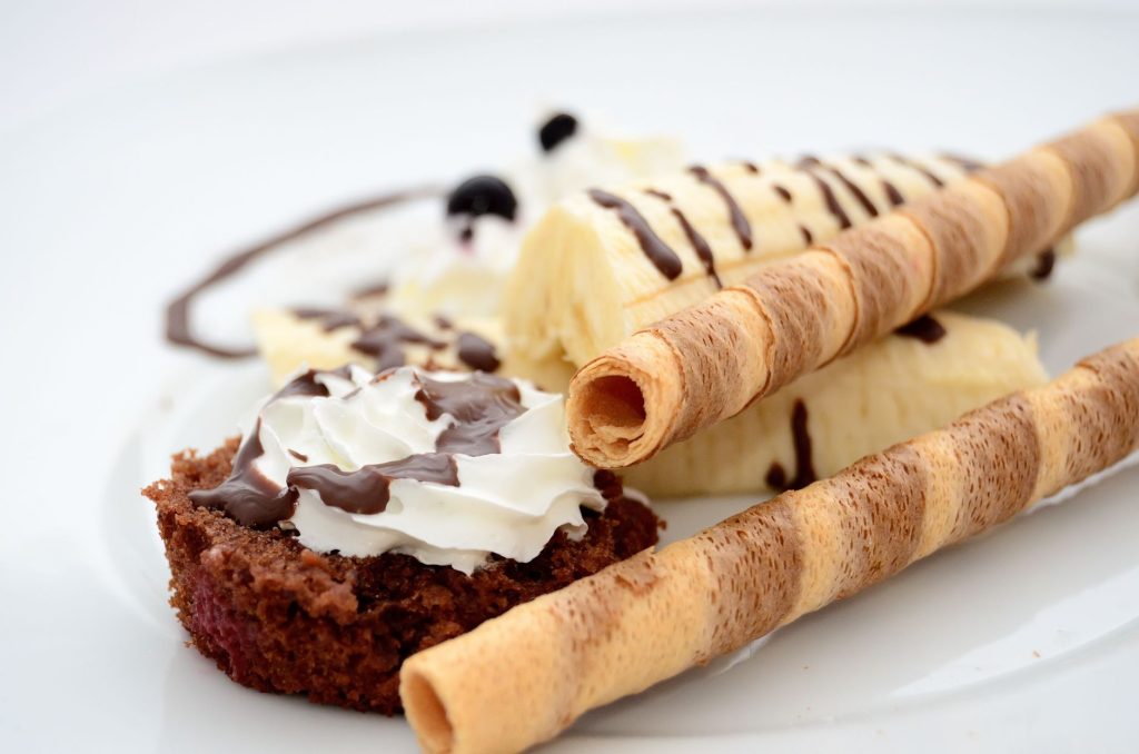 Banankage med appelsin og vanilje