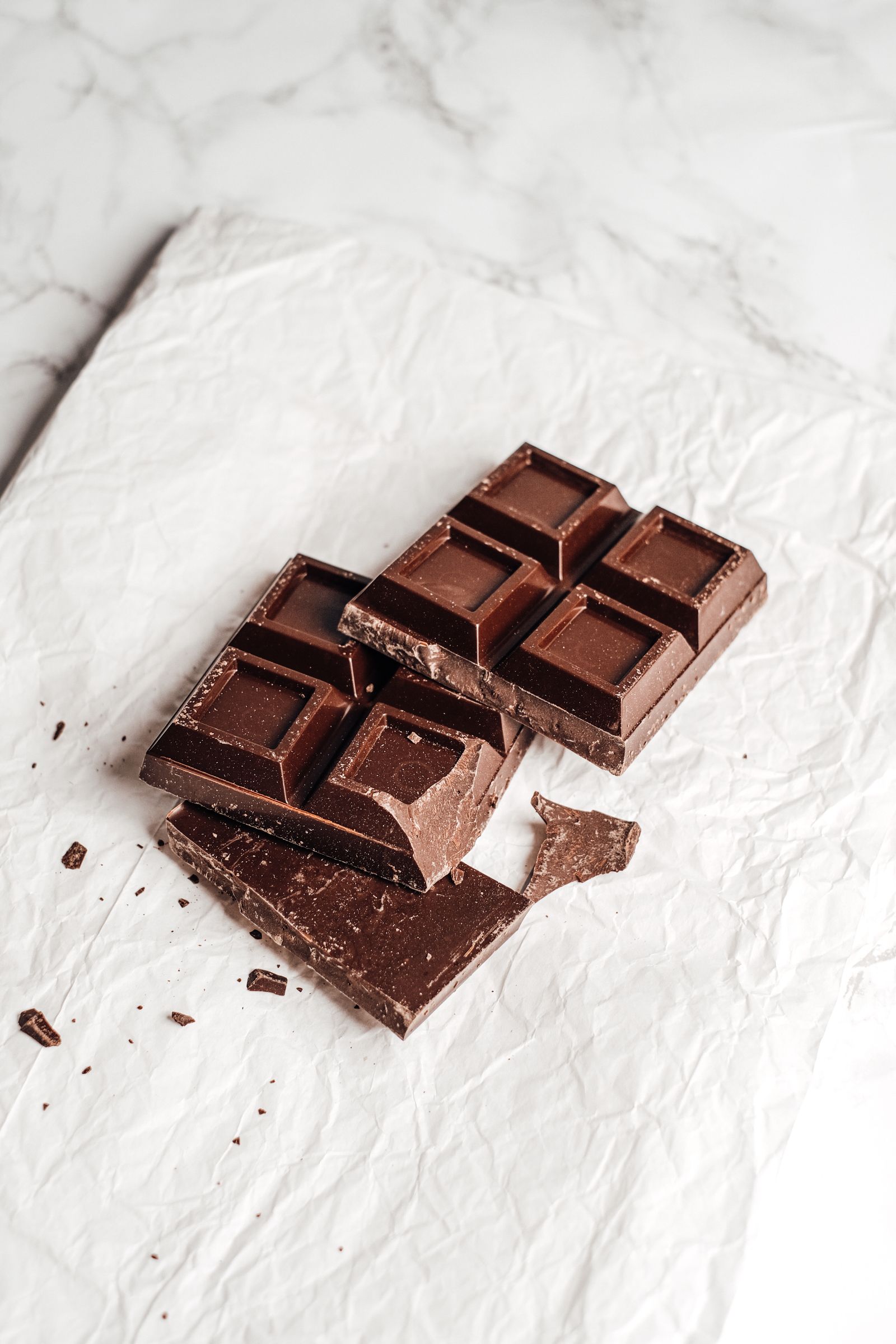 Mørk chokolade med kakao