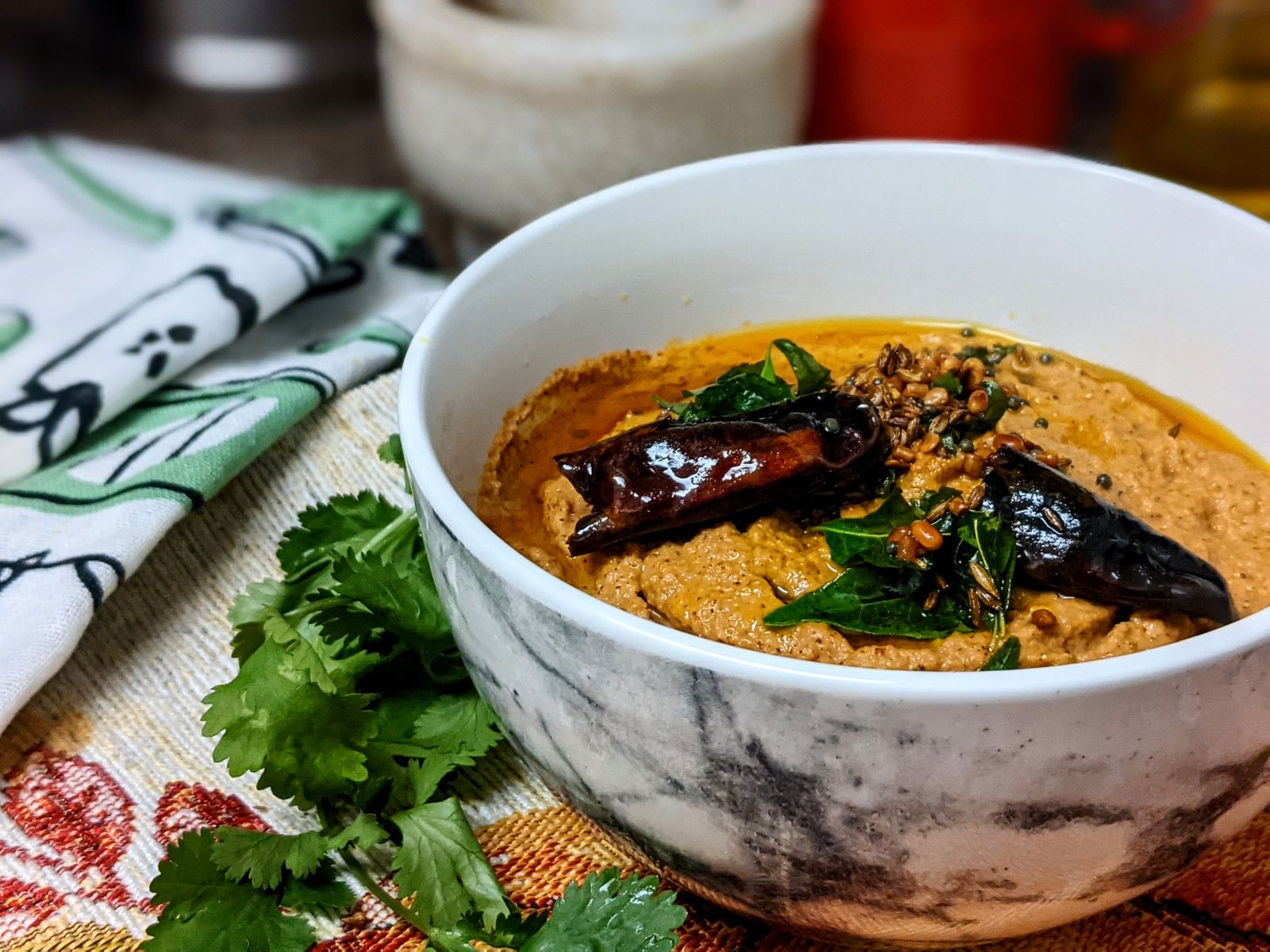 Hjemmelavet chutney på glas
