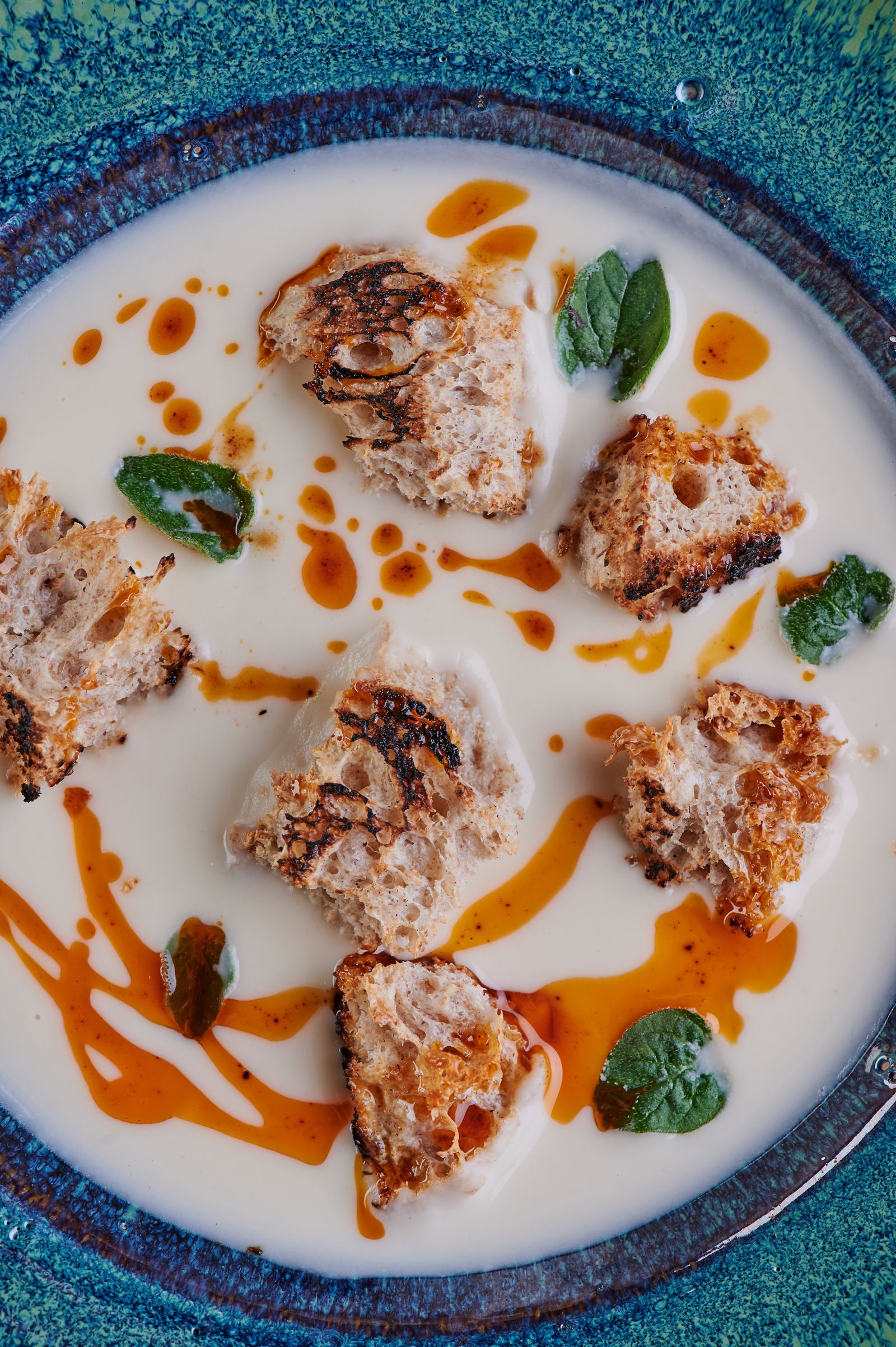 Citronfromage med flødeskum