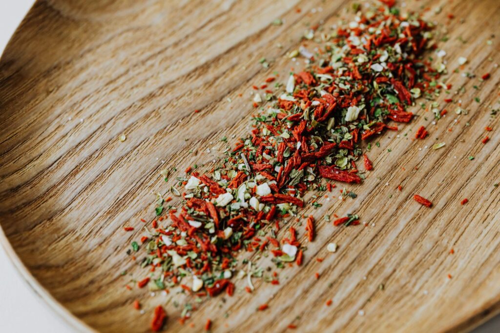 Dry rub krydderblanding på kød