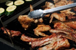 Grillrist børstes ren