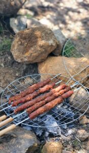 Kyllingespyd på grill