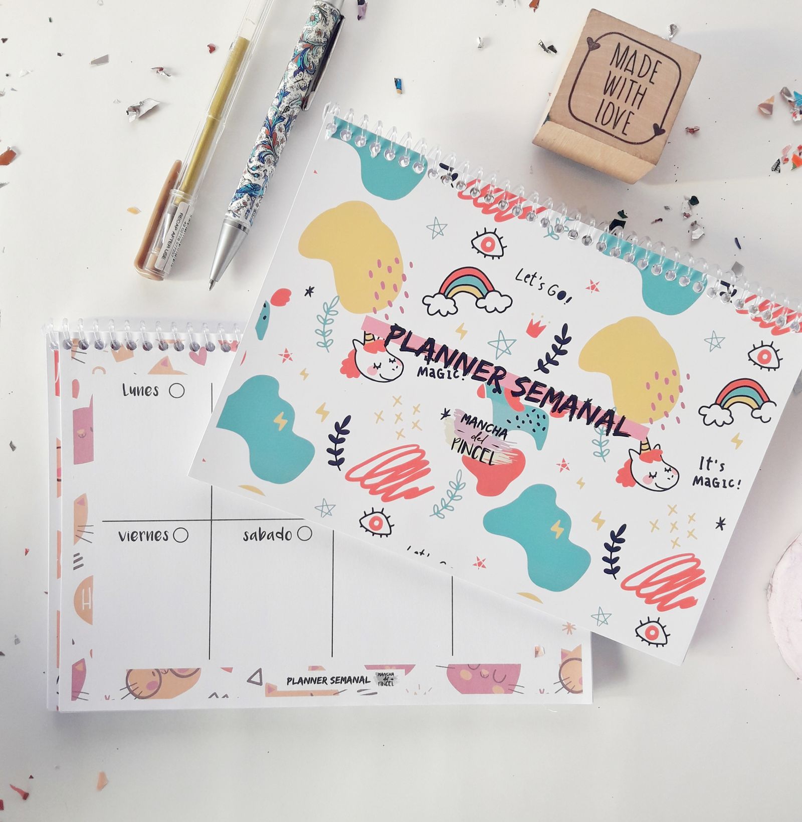 Månedskalender med madplan