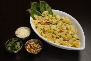 Pasta med ost og valnødder