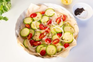 Squash- og linsegratin