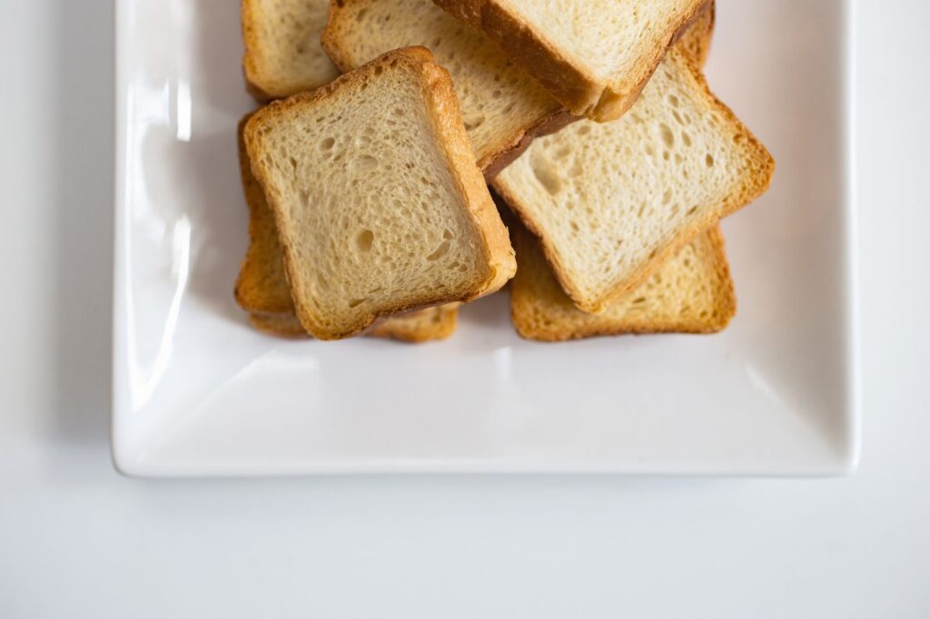 Blødt toastbrød i skiver